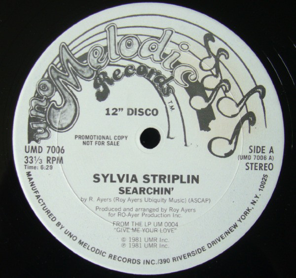 Sylvia Striplin (born in March of 1954 in New York) was a R&B\soul ...